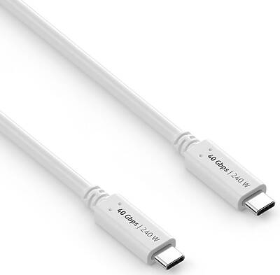 USB-C USB4 cable, 40Gbps, 240W power Cables