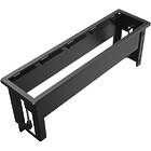 Kramer T-IN4-REC1(B) Rectangular 4 module surface access desk enclosure finished in black product image