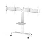 Unicol ACHT Avecta Twin-Screen Hi-Level Trolley finished in white product image