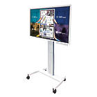 Unicol AVHT Avecta Height Adjustable Monitor/TV trolleys finished in white product image