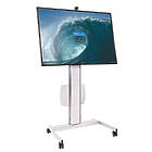 Unicol AVHT Avecta Height Adjustable Monitor/TV trolleys finished in white product image