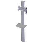 Unicol AVHW Avecta Hi Level Floor-to-Wall TV/Monitor Mount finished in silver product image