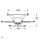 Unicol AXC15T51 Axia Twin TV/Monitor Hi Level Trolley product image