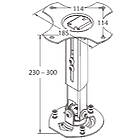 Unicol GK1-GAP Gyrolock Projector Wall/Ceiling mount with Trilok system and bespoke plate product image