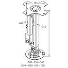 Unicol GK2 Gyrolock Projector Ceiling mount with Trilok system product image