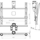 Unicol KP3CB TV/Monitor Single Sided Tilting Ceiling/Wall Suspension Mount product image