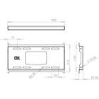 Unicol MD2U45 ScreenRail rail module 450mm wide product image