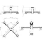 Unicol MG Single Column Stand Base with static feet product image