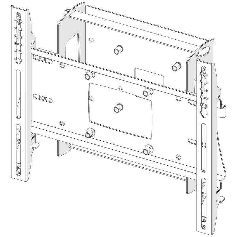 Unicol PCZX3 Pozimount VESA wall mount with PC housing product image