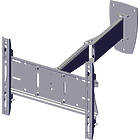 Unicol PLA1X3 Panarm Heavy Duty Dual Arm Swing-Out Monitor Wall Mount finished in silver product image