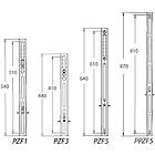 Unicol PPZF5 Pair of PoziMount / ScreenRail standard arm product image