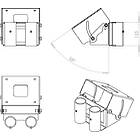 Unicol PS2VT Twin Column to mounting bracket tilting adaptor, 110mm column centres product image