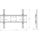 Unicol PZX1 Pozimount Non-tilting Wall mount for Monitors/TVs product image