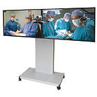 Unicol RH200 Rhobus Premium Twin Monitor/TV trolley product image