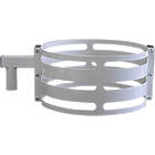 Unicol VCC1 Pillar clamp for single AV mount - 100-700mm pillar finished in white product image