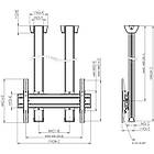 Vogels CD1564B Large TV/Monitor Ceiling Mount  Kit product image