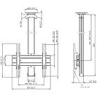 Vogels CT3044S Turning TV/Monitor  Ceiling Mount product image