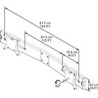 Vogels PFA9102 Dual monitor adapter for Vogels desktop monitor mounts product image