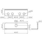 Vogels PFA9126 Additional bracket kit for Connect-it interface bars product image