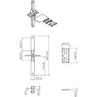 Vogels PFA9156 Column Coupler for PUC 29xx finished in Black product image