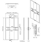 Vogels PFA9164 Back Cover for 84-86" monitors in portrait orientation product image