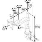 Vogels PFD8523 Triple pivot 10-29" LCD/LED monitor desk mount product image