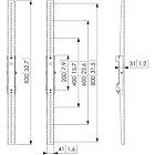 Vogels PFS3208 Vertical mounting arms for LCD/LED monitors and commercial TV's product image