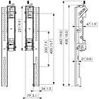 Vogels PFS3504 Vertical mounting arms for LCD/LED monitors and commercial TV's product image