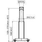 Vogels PFT2520 Adjustable Height LCD/LED monitor trolley up to 65" product image