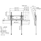 Vogels PFW4510 Tilting Lockable Tv/Monitor Wall Mount product image