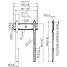 Vogels PFW6815 Lockable Portrait Flat TV/Monitor Wall Mount product image