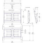 Vogels PFW6851 Turn and Tilt Universal Wall Monitor Mount product image