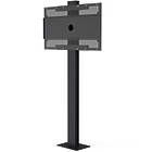 Outdoor floor stand for LG 49XE4F finished in Black