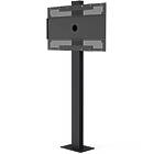 Outdoor floor stand for LG 55XE4F finished in Black