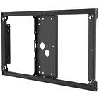 Outdoor wall mount for LG 55XE4F large format display, finished in Black