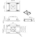 Vogels PUA9516 Girder H-Beam clamp product image