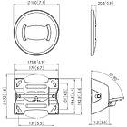 Vogels PUC1070 Connect-it Tilting Ceiling plate product image