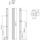 Vogels PUC2715B 150cm Connect-it Floor column finished in black product image