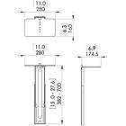 Vogels PVA5070 Camera/loudspeaker holder for displays from 55"-90" product image