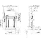 Vogels RISE2005 (W) Motorised Height Adjustable Monitor/TV Floor-to-Wall Stand product image