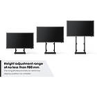 Vogels RISE2005 (W) Motorised Height Adjustable Monitor/TV Floor-to-Wall Stand product image