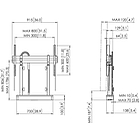 Vogels RISE2008 (B) Motorised Height Adjustable Monitor/TV Floor-to-Wall Stand product image