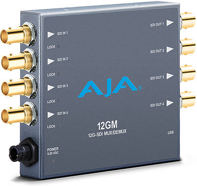 Convert between SDI (Serial Digital Interface) and DisplayPort/HDMI/DVI and analogue signals.Components