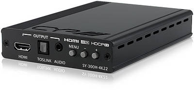 Scalers designed to do a single task, such as convert composite video to HDMI, HDMI to 3G/HD/SD SDI etc.Components