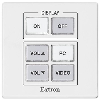 Wall mounted remote control units.Components