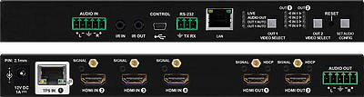 Standard digital inputs (HDMI, DVI, DisplayPort) to any combination of HDBaseT outputs)Components